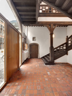 Het Mercator-Orteliushuis in de Kloosterstraat na renovatie
