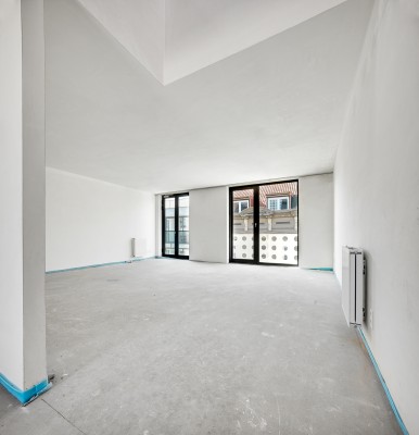 Leefruimte duplexappartement, Dambruggestraat 36 © AG VESPA - Bart Gosselin
