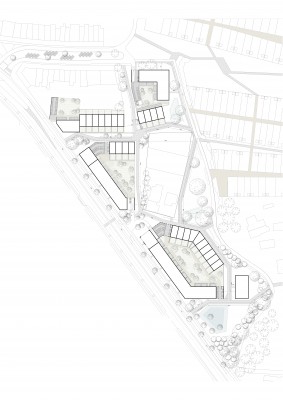 Voorontwerp masterplan Van Strydoncklaan Noord © HUB architecten