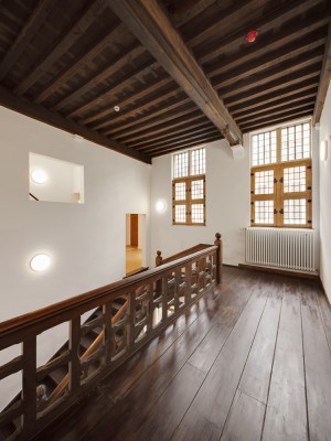 Het Mercator-Orteliushuis in de Kloosterstraat na renovatie