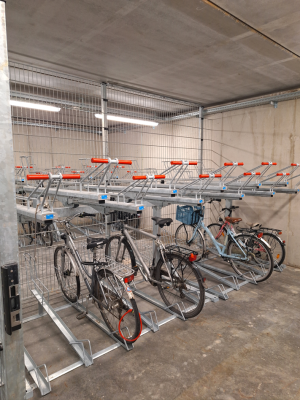 Gemeenschappelijk fietsenberging