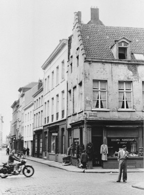 Een historische foto van de Korte Schipperskapelstraat