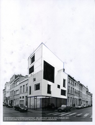 Voorgevel ontwerp - Mellaertstraat 28