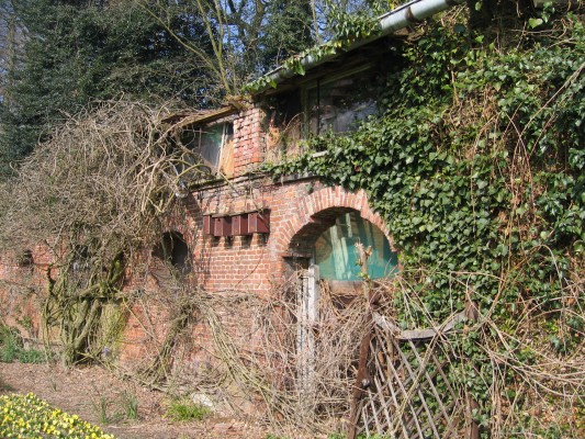 Tempeltje voor de renovatie