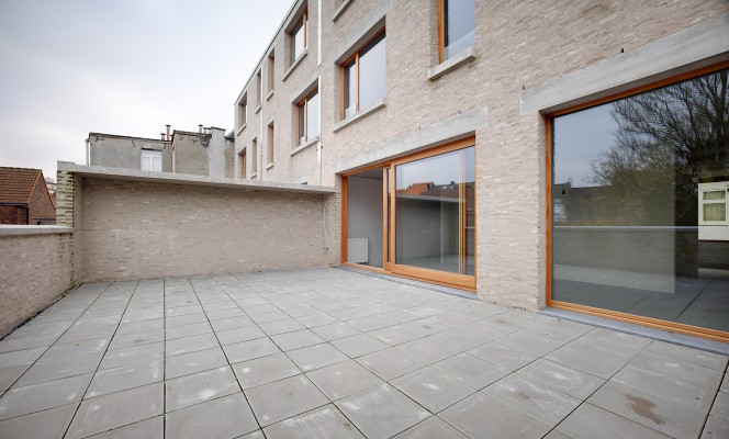 Terras en achtergevels - Van der Keilenstraat 13-15-17-19