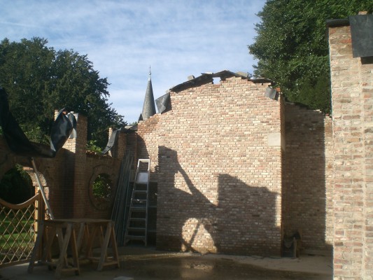 Tijdens de werken