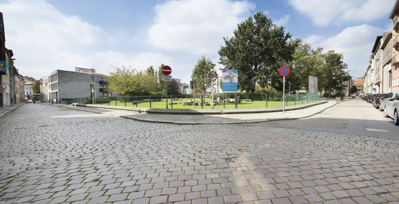 Tijdelijk buurtpark Falconrui - Generaal Belliardstraat