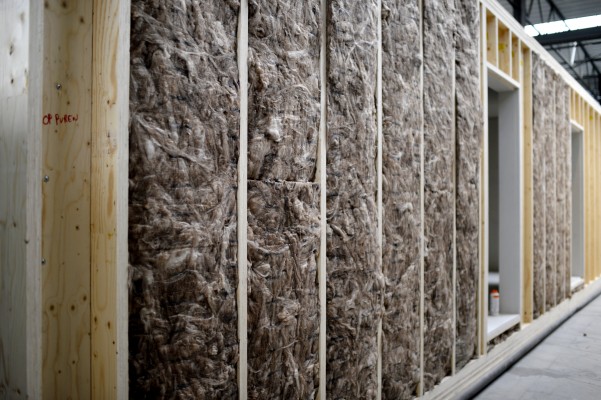 Opbouw van de duowoningen in het atelier