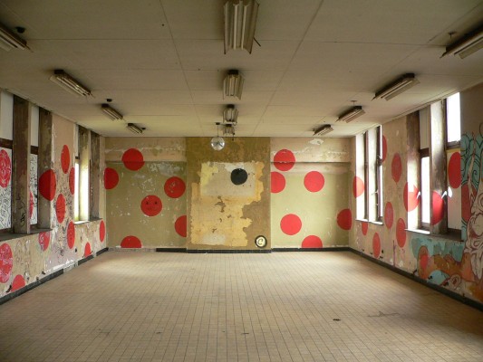 De Kunstacademie in het Opleidingsgebouw in Park Spoor Noord voor de renovatie
