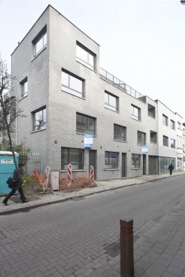 Voorgevel woonproject Noorderlicht aan de Lange Beeldekensstraat 211-219.