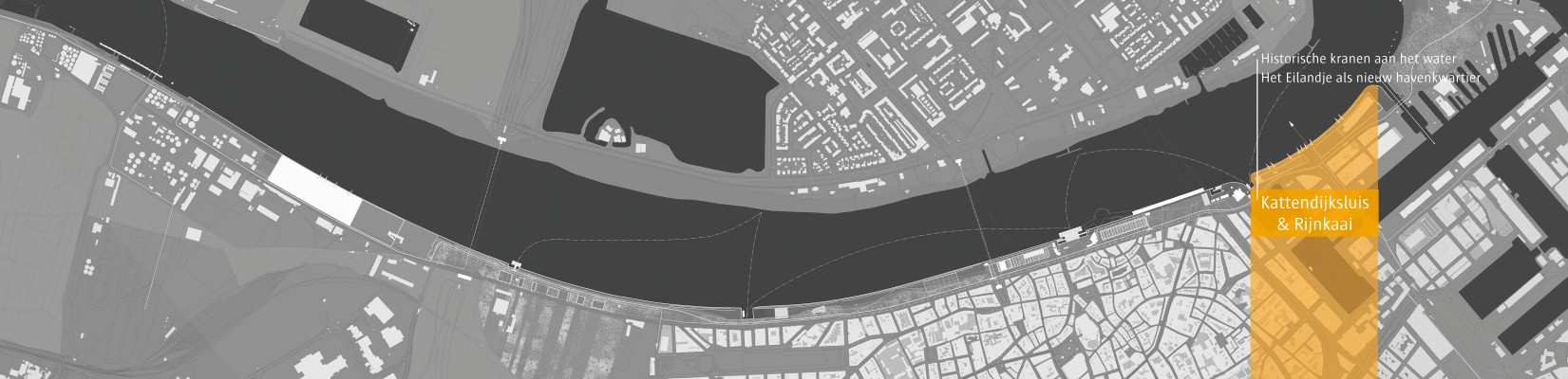 Scheldekaaien - deelgebied Kattendijksluis en Rijnkaai