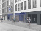 Toekomstbeeld gevel politiekantoor Vestingstraat