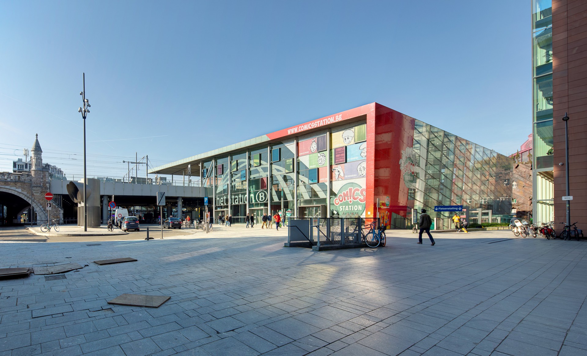 Het Mediaplein in de Kievitwijk © AG VESPA - Bart Gosselin