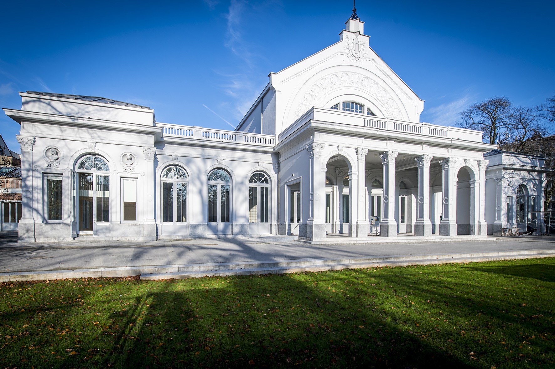 gerestaureerde gevel zaal Harmonie 