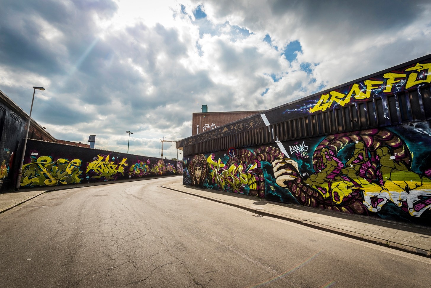 Street art aan de Zomerfabriek