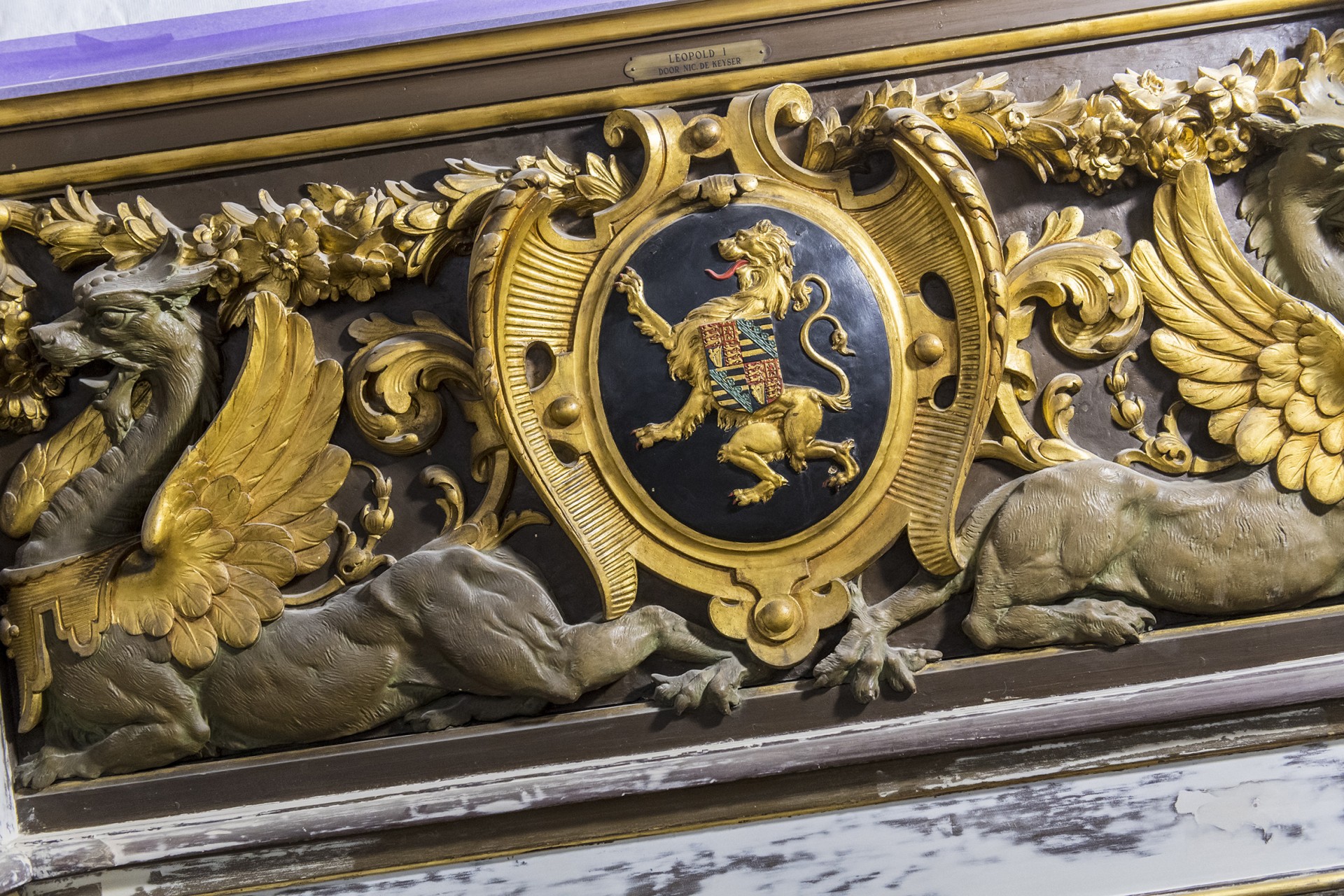 detail muurdecoratie stadhuis