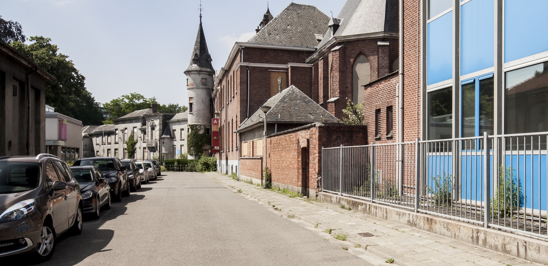 Het doodlopende deel van de Terlindenhofstraat richting het Runcvoorthof
