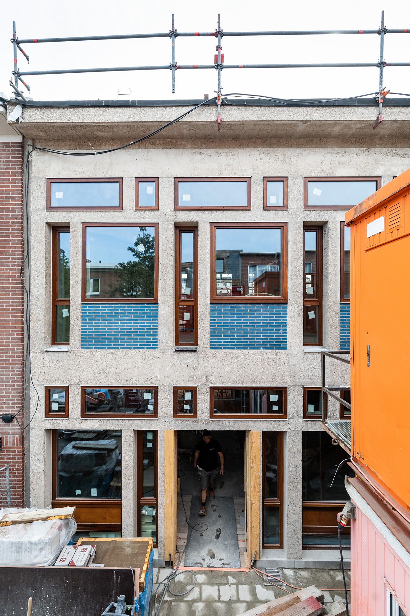 De voorgevel van het toekomstig kinderdagverblijf