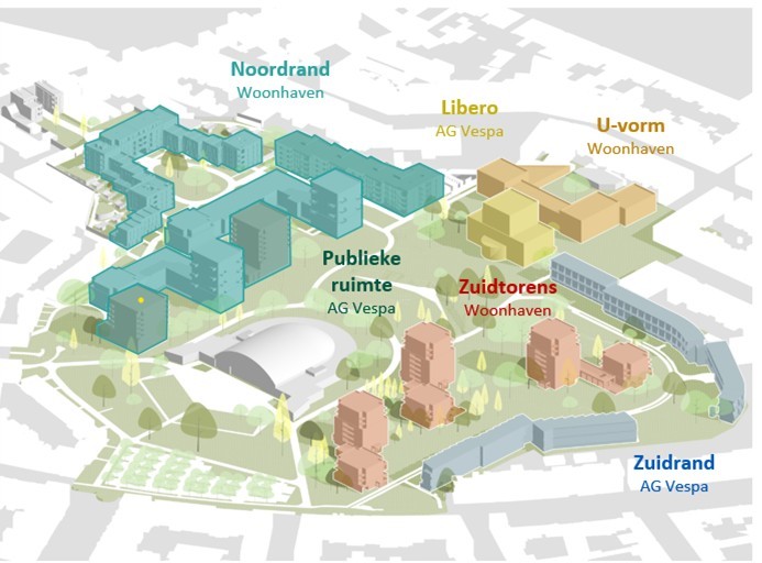 Overzichtsbeeld Arenawijk © BULK architecten