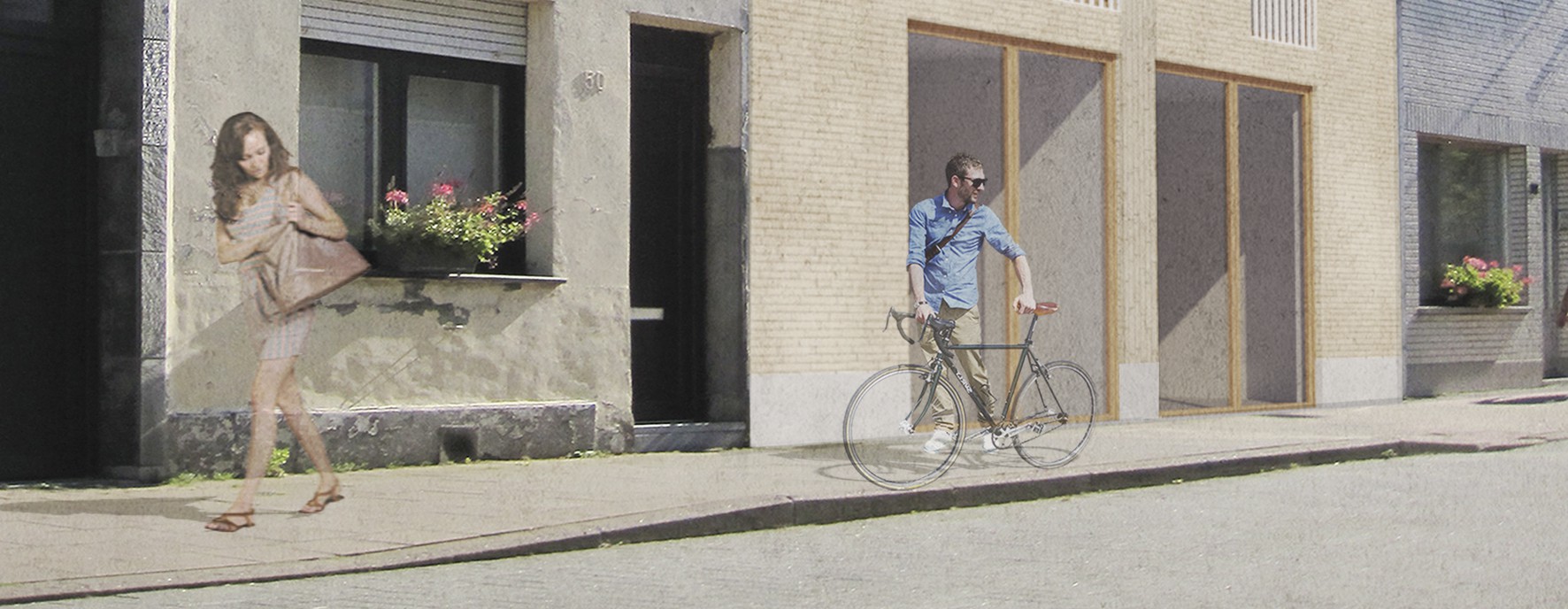 Toekomstbeeld voorgevel Selderstraat 46-48 © MADE Architects