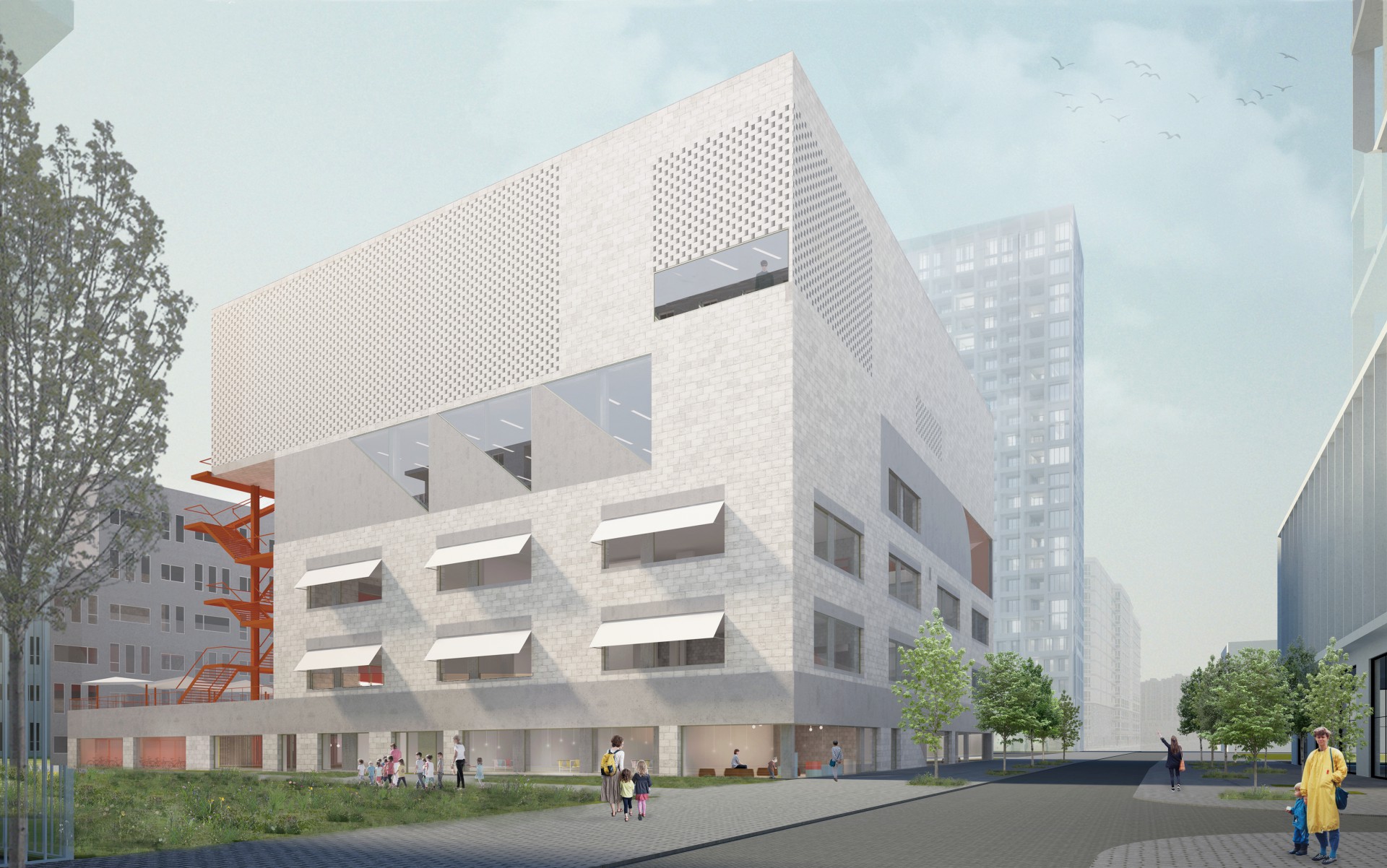 Toekomstbeeld  school Nieuw Zuid © Compagnie O