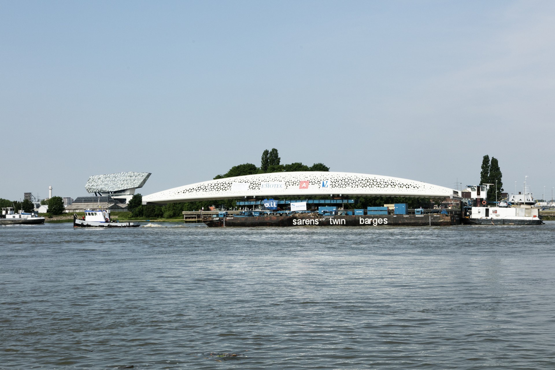 Transport van de Parkbrug © AG VESPA - Bart Gosselin
