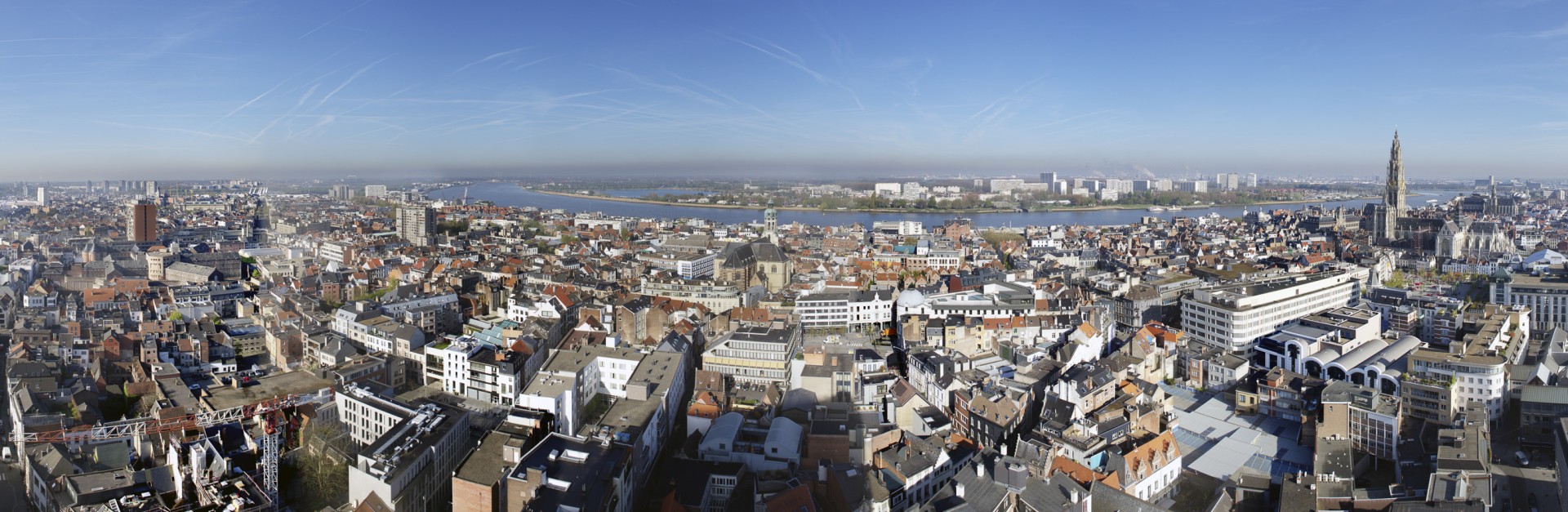 Overzichtsbeeld stad Antwerpen © AG VESPA - Bart Gosselin
