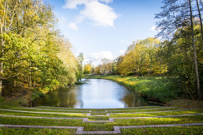 De Brilschansvijver in Park Brialmont 