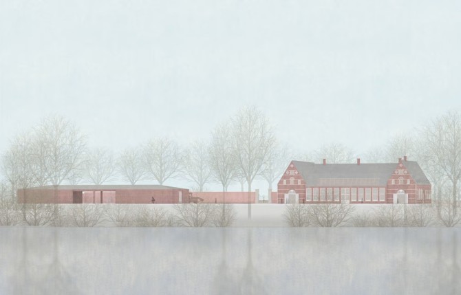 Toekomstbeeld facade de Neerhoeve