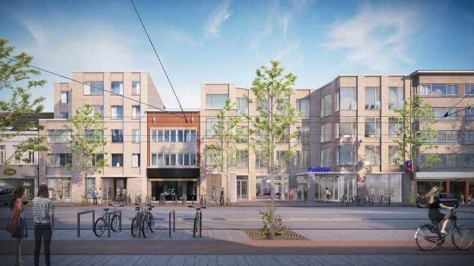 Toekomstbeeld nieuw politiekantoor Merksem