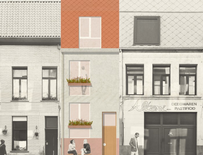 Simulatiebeeld gevel Lavendelstraat 4