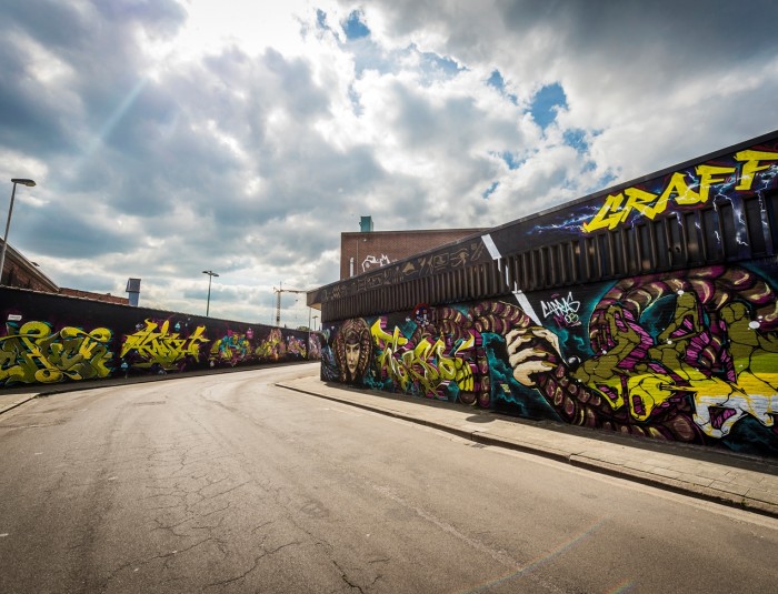 Street art aan de Zomerfabriek