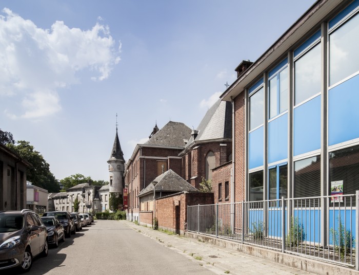 Het doodlopende deel van de Terlindenhofstraat richting het Runcvoorthof