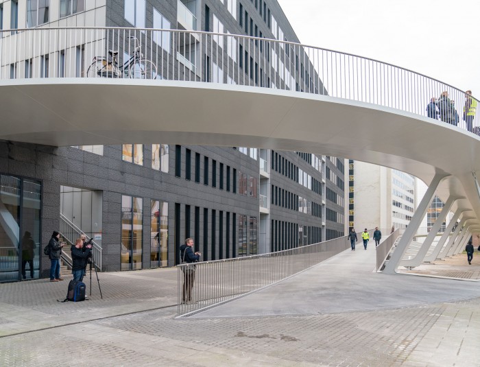 Opening fietshelling Parkbrug ©Jasper Léonard