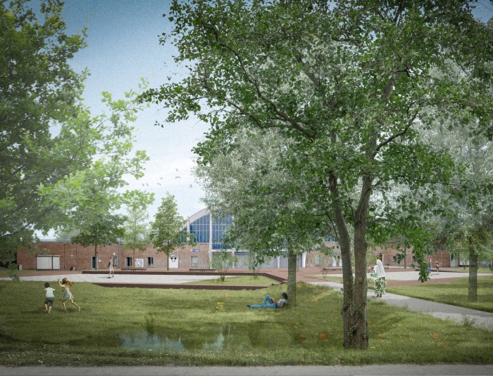 Toekomstbeeld van het Arenaplein