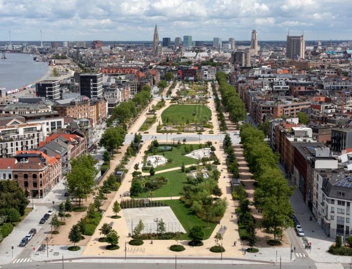 Het Zuidpark vanuit de lucht  © Isabelle Pateer