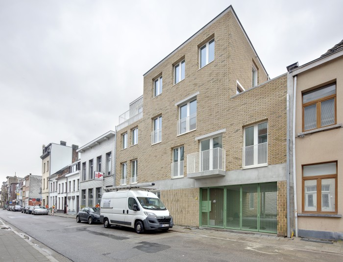 Voorgevel Ferdinand Coosemansstraat 33-39 © AG VESPA - Bart Gosselin