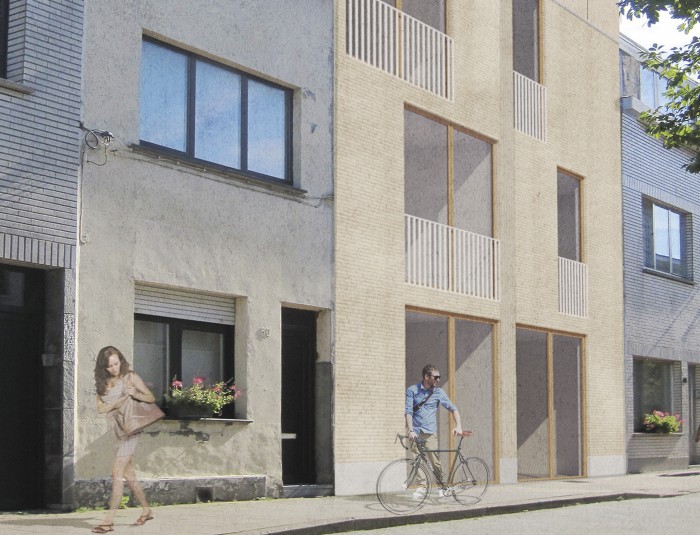 Toekomstbeeld voorgevel Selderstraat 46-48