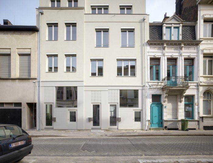Voorgevel Prins Leopoldstraat 15-17 © AG VESPA - Bart Gosselin