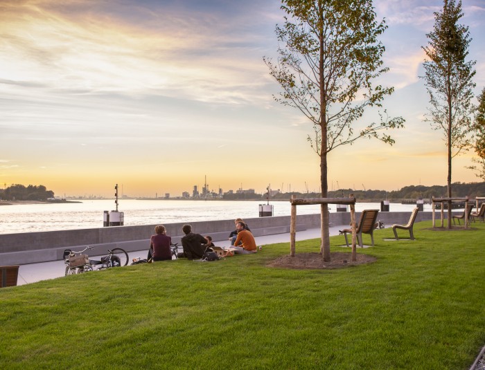 Belvédère in het Droogdokkenpark