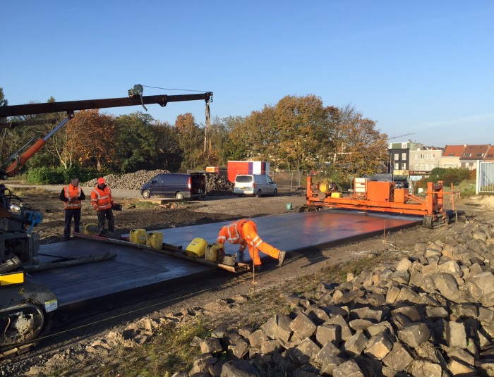 Centrale pad Spoor Oost