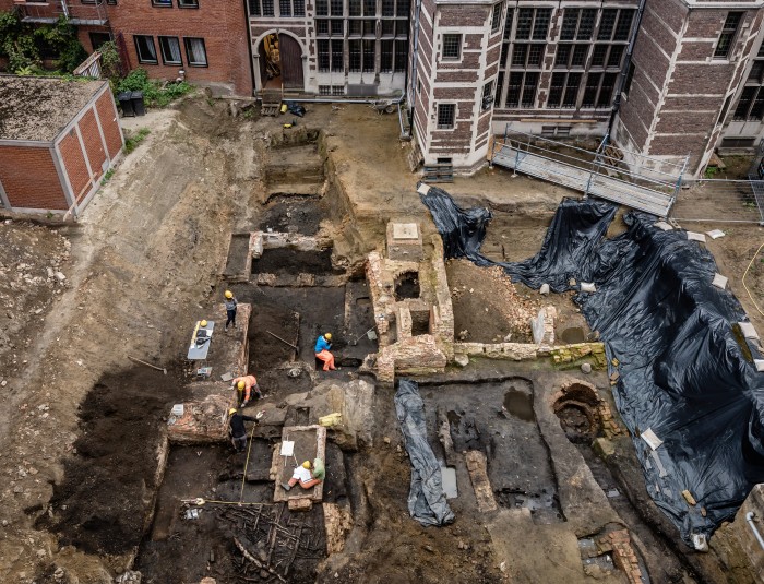 Archeologisch onderzoek binnengebied ©Lucid