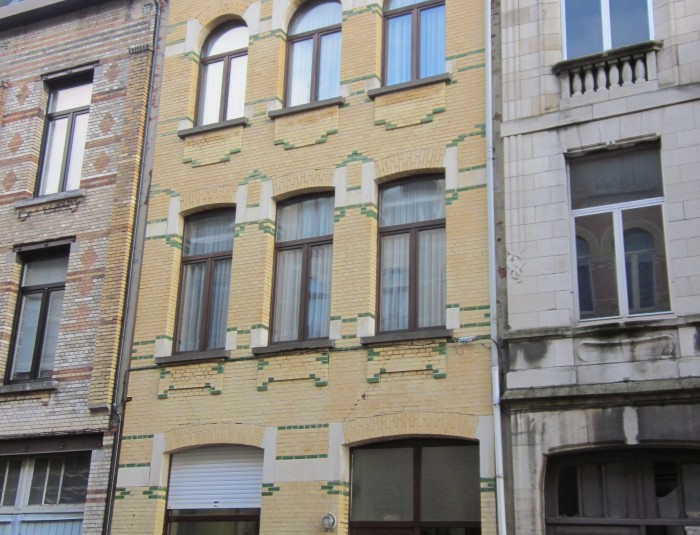 Voorgevel De Marbaixstraat 22 na de werken