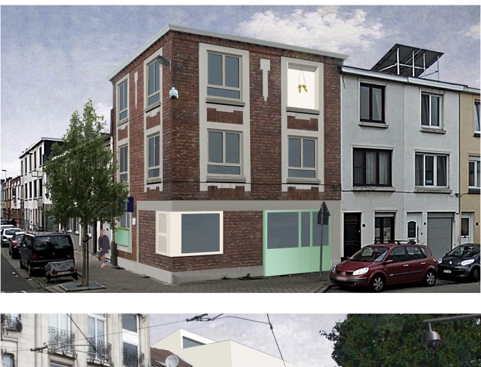 Renders van 3 bouwprojecten