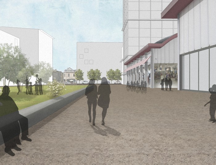 Toekomstbeeld Hallenplein 