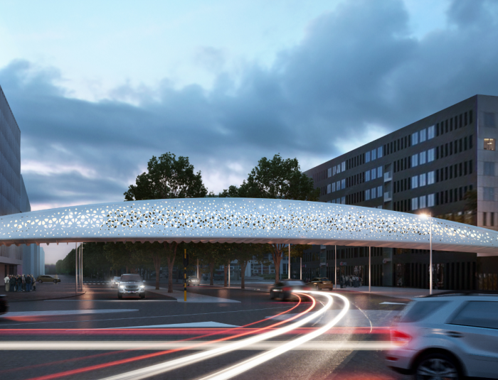 Simulatiebeeld Parkbrug