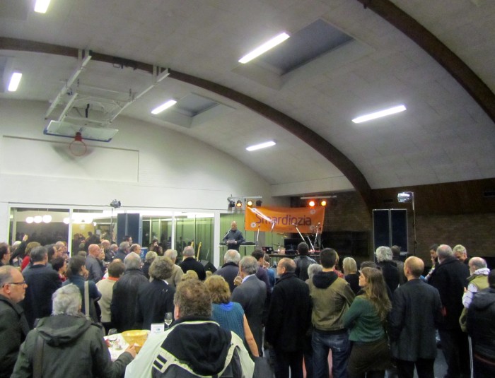 Receptie buurtcentrum Cortina