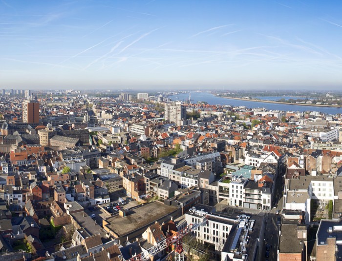 Zicht van op de Oudaan © AG VESPA - Bart Gosselin