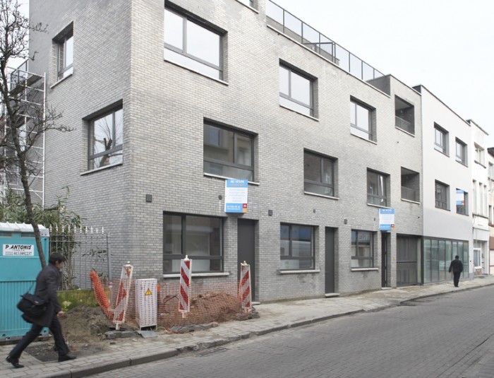 Voorgevel woonproject Noorderlicht aan de Lange Beeldekensstraat 211-219.