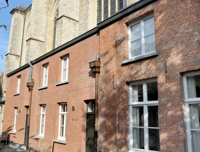 Gevel na de werken - Sint-Jacobstraat 3-15